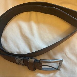 Dickies Men's Brown Leather work Belt